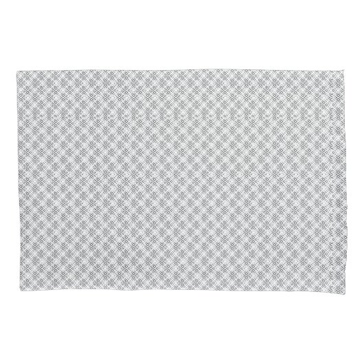 Monochrome Geometric Texture|Seamless Diamond Look Kussensloop (Voorkant)
