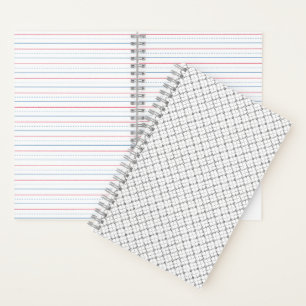 Monochrome geometrische textuur Naadloze diamant l Notitieboek