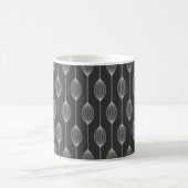 Monochrome Geometry – Abstract Pattern Classic Mug (Centre)