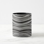 Monochrome golven mok (Midden)