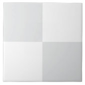 Monochrome gris clair blanc À damiers carreaux cér (Devant)