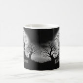 Monochrome Haunted House Mug (Centre)