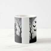 Monochrome Haunted House Mug Koffiemok (Center)