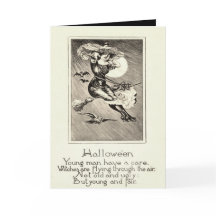 Monochrome heks Vliegende bezem Uil Bat Volle Maan