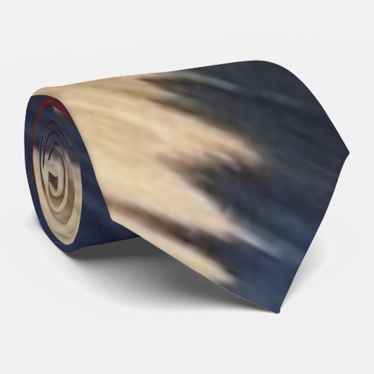 Monochrome Ikat strak stijlvol statement patroon Stropdas (Opgerold)