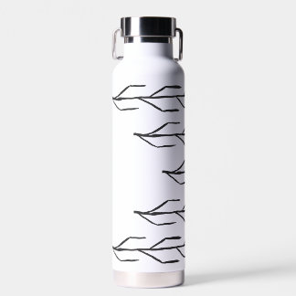 Monochrome Ink Branch Water Bottle Waterfles