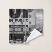 Monochrome Kaapstad Zuid-Afrika Bad Handdoek (Wasdoekje)