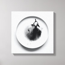 Monochrome koffiedik textuur abstracte kunst 13