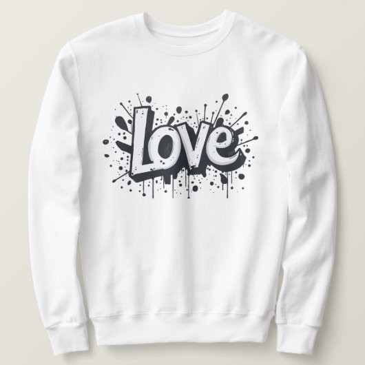 Monochrome Love-Label Trui (Design voorkant)