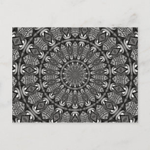 Monochrome Mandala Briefkaart