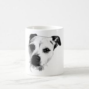 Monochrome Mok van Terrier Mix
