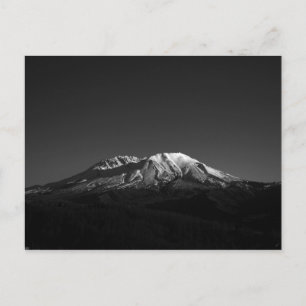 Monochrome Mont Saint Helens En Repose Carte Posta
