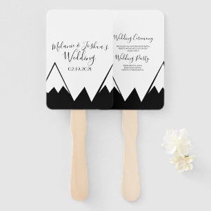 MOnochrome Mountain Top Wedding Suite Handwaaier