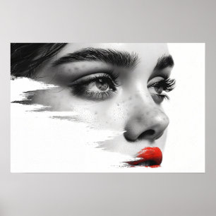 Monochrome Muse: een glimp van genade Poster