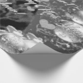 Monochrome nieuwjaars thema Verpakkingspapier Cadeaupapier (Hoek)