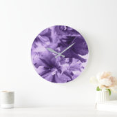 Monochrome overvallen grote klok (Huis)