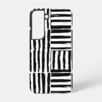 Monochrome penseelstreek Art Galaxy S22 Hoesje