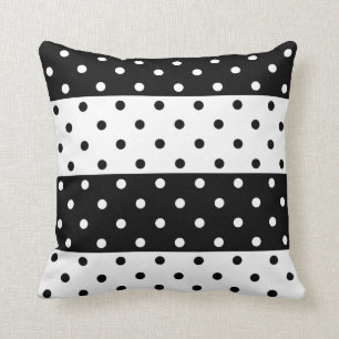 Monochrome poka Dots Pillow Kussen