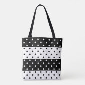 Monochrome Polka Dots Tas (Achterkant)