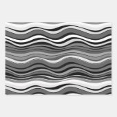 Monochrome rimpelpatroon inpakpapier vel (Voorkant)