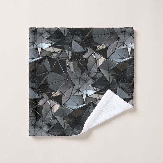 monochrome sans fin : (Gant de toilette)