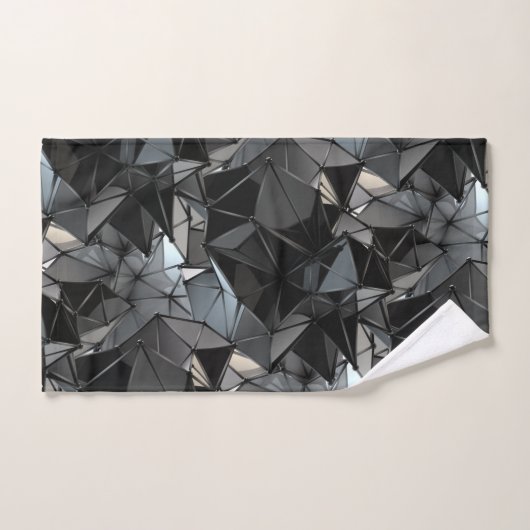 monochrome sans fin : (Serviette à main)