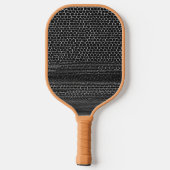 Monochrome slang rechte lijn pickleball paddle (Achterkant)