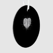Monochrome Squelette Main Avec Coeur Classique (devant)
