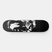 Monochrome tijger skateboard (Horizontaal)