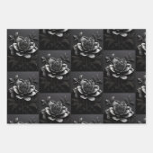 Monochrome Tree Elegance Wrapping Paper (Voorkant 2)
