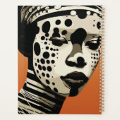 Monochrome Tribal Woman Portrait Art (Dos)