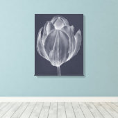 Monochrome Tulip I Canvas Afdruk (Insitu (Houten vloer))