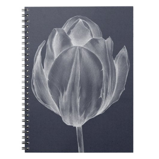 Monochrome Tulip I Notitieboek (Voorkant)