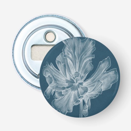 Monochrome Tulip II Button Flesopener (Voorkant)