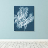 Monochrome Tulip II Canvas Afdruk (Insitu (Houten vloer))