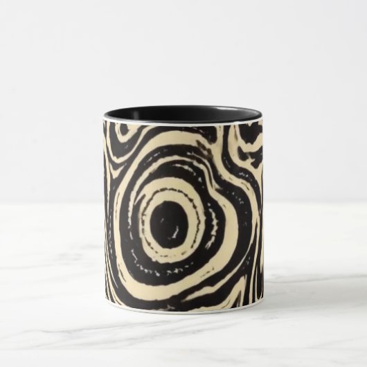 Monochrome Vortex Mug (Centre)