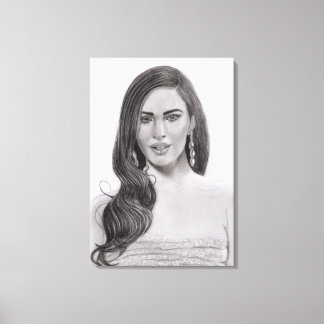 Monochrome Ziel Canvas Afdruk
