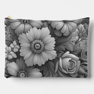 Monochroom boeket bloemen etui