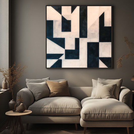 Monochroom Contrast Poster