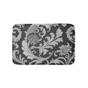 Monochroom Fleur Antiek Badmat