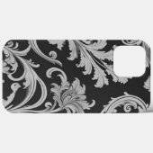 Monochroom Fleur Antiek Case-Mate iPhone Case (Achterkant (horizontaal))