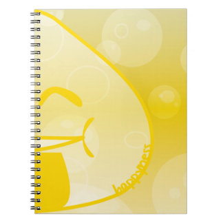Monochroom geluk! notitieboek