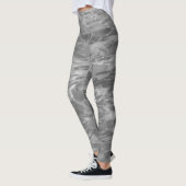 Monochroom grijze waterleggings leggings (Links)
