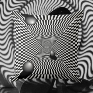 Monochroom Mirage Kussen