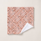 Monochroom pixie etnisch bad handdoek (Wasdoekje)