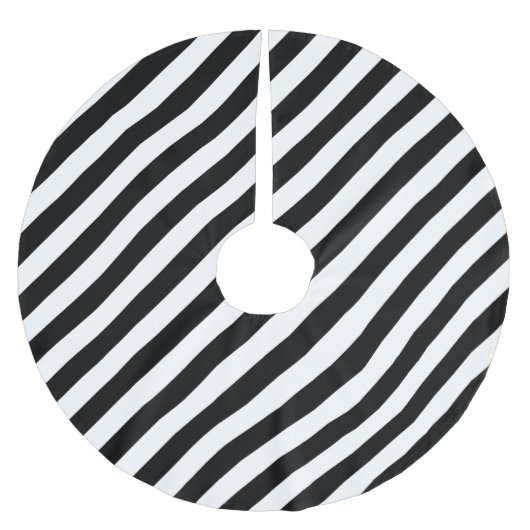 Monochroom streepontwerp kerstboom rok (Voorkant)