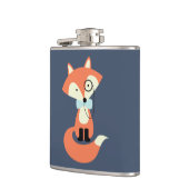 Monocle Hipster Red Fox Heupfles (Links)