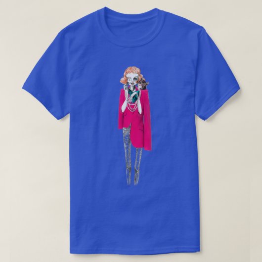 Monocle Lady T-shirt (Design voorkant)