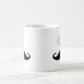 Monocle Mustache Koffiemok (Center)