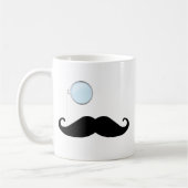 Monocle Mustache Koffiemok (Links)
